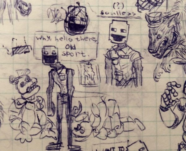 скетчи фнаф