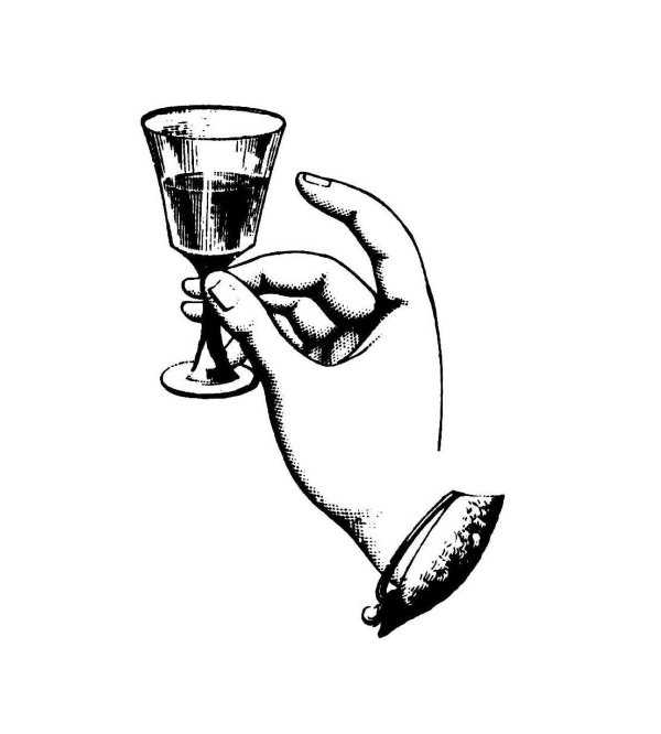 рюмка рисунок