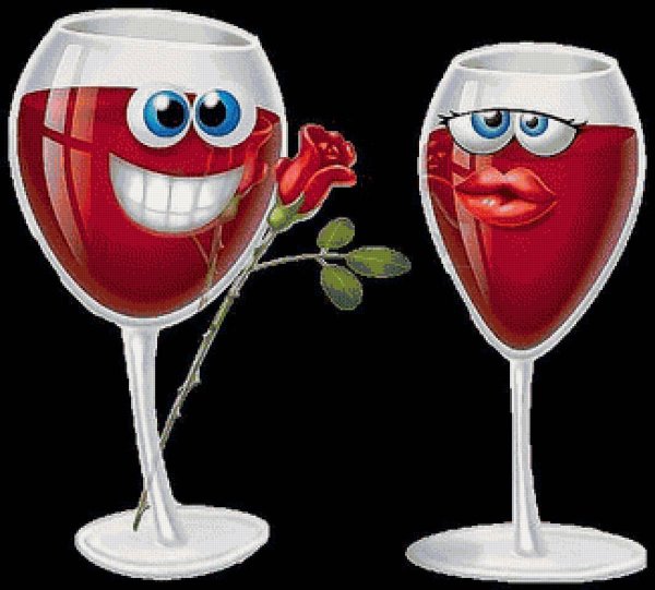 красивые бокалы