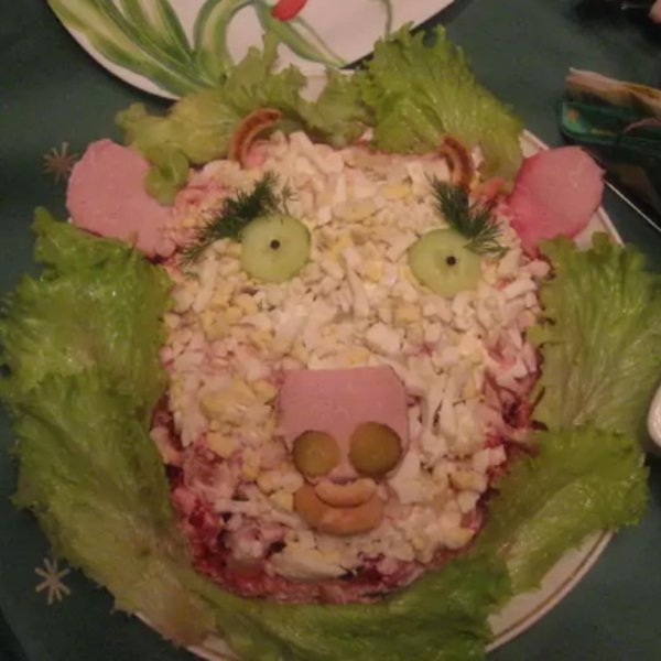 прикольные салаты