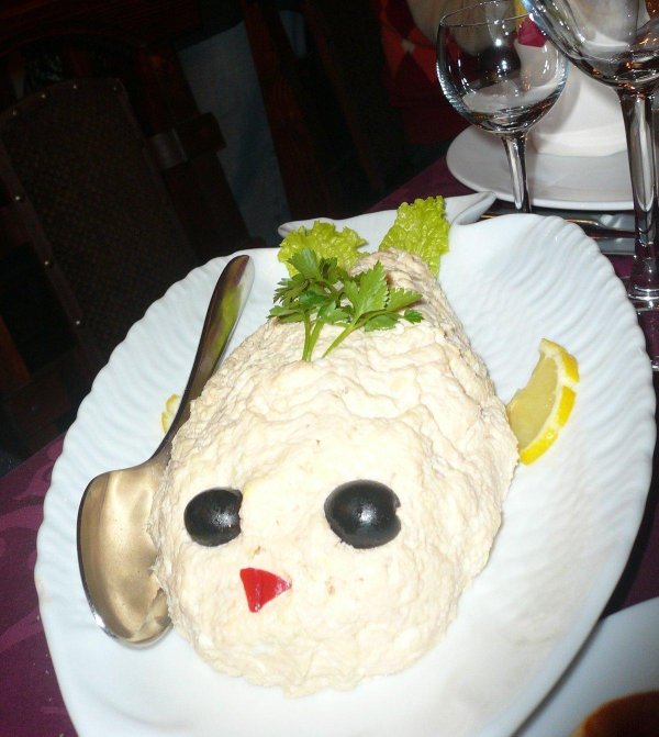 украшение салата