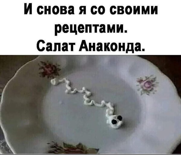 салат анаконда прикол