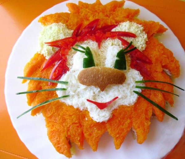 украшение блюд на детский день рождения