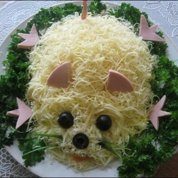 украшение салата