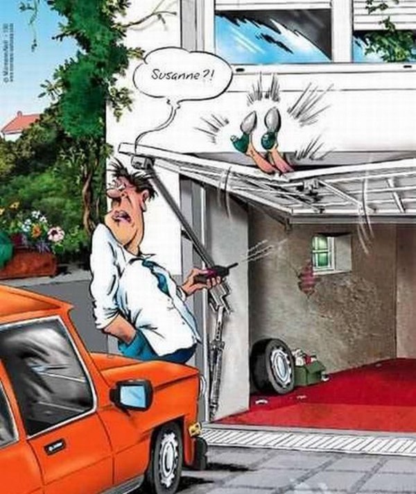 шарж водитель