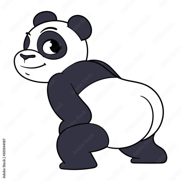 панды мультяшные