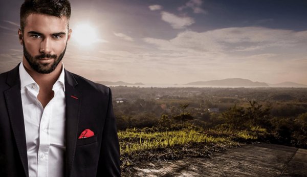 красивая мужчина