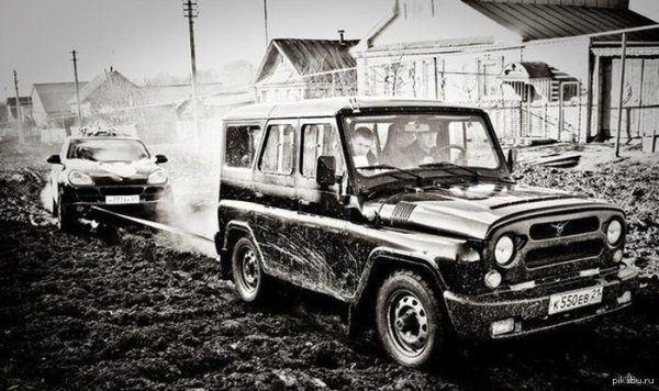прикольный уазик