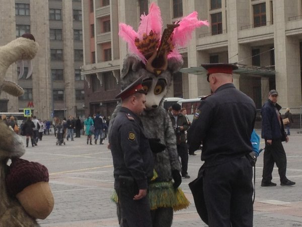 медведь полицейский