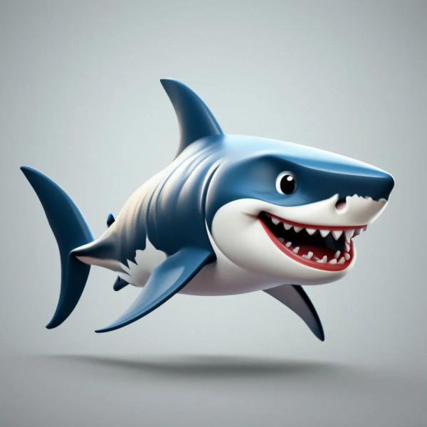 акула мультик