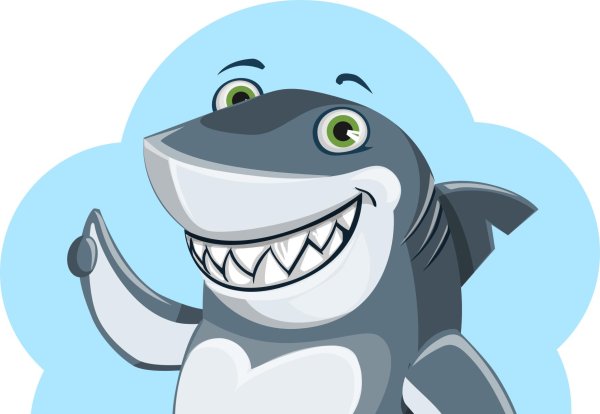 улыбающаяся акула