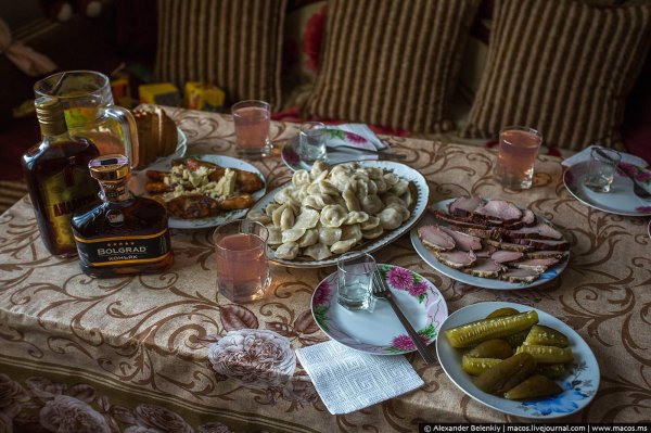 деревенский ужин