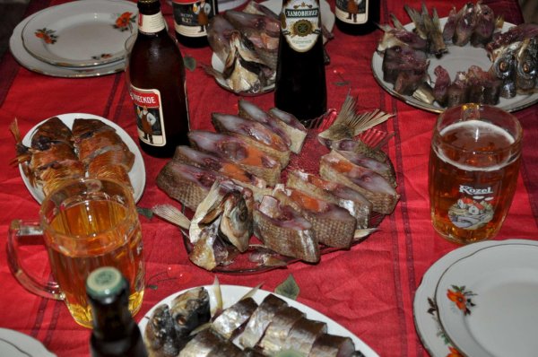 пиво и закуска