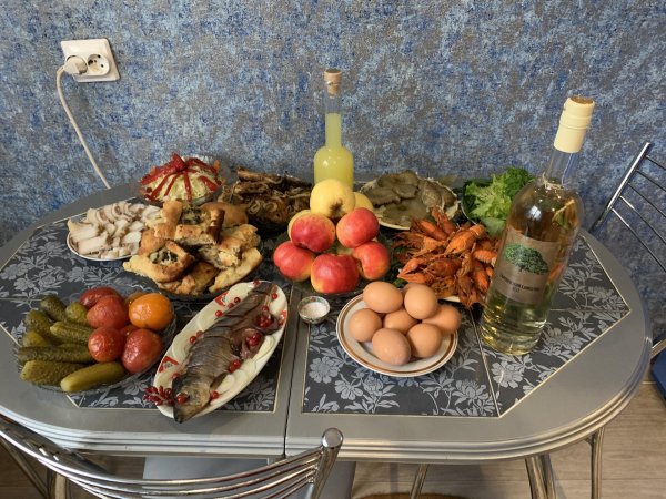 деревенский ужин