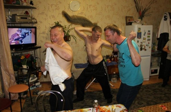 деревенская пьянка