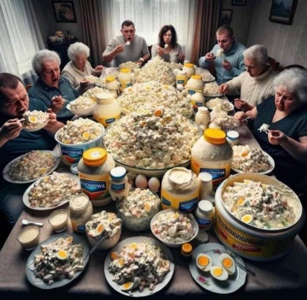 классические салаты