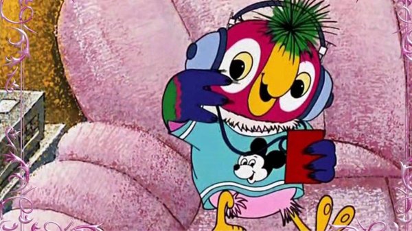 попугай кеша пью джус