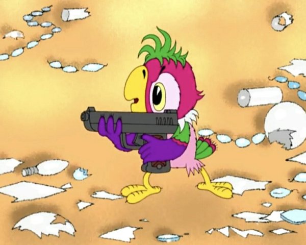 мужество попугая кеши мультфильм 2005