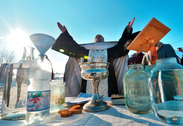 освящение воды