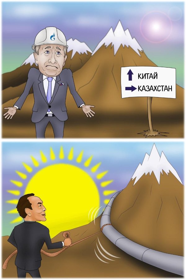 шарж газпром