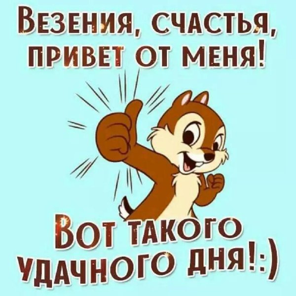 удачного дня