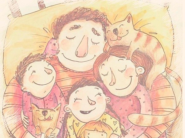 рисунок семейное счастье