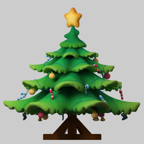елочка мультяшная