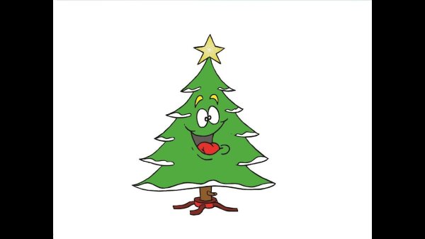 елки мультяшные