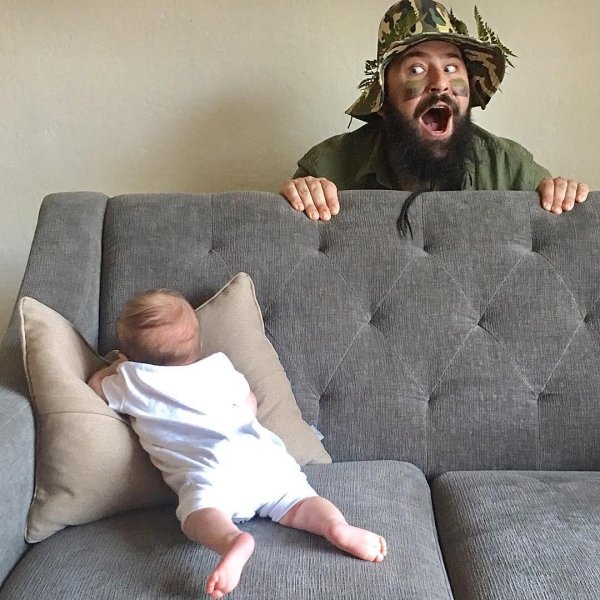 забавный папа