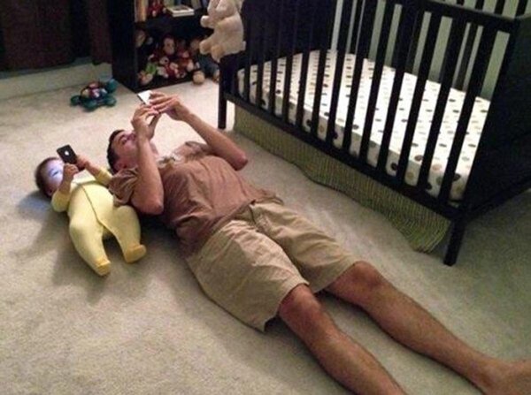 забавный папа