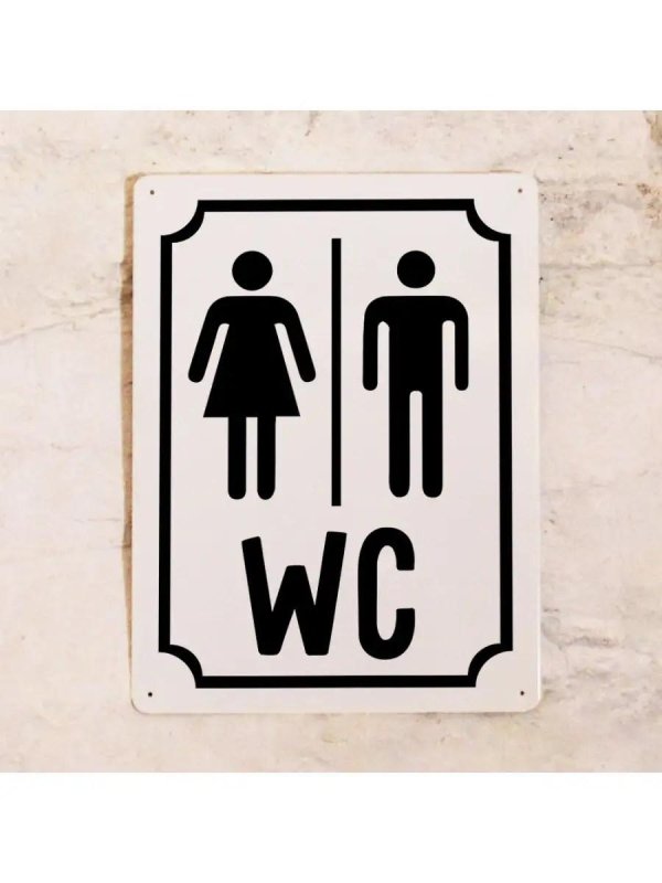 табличка для туалета