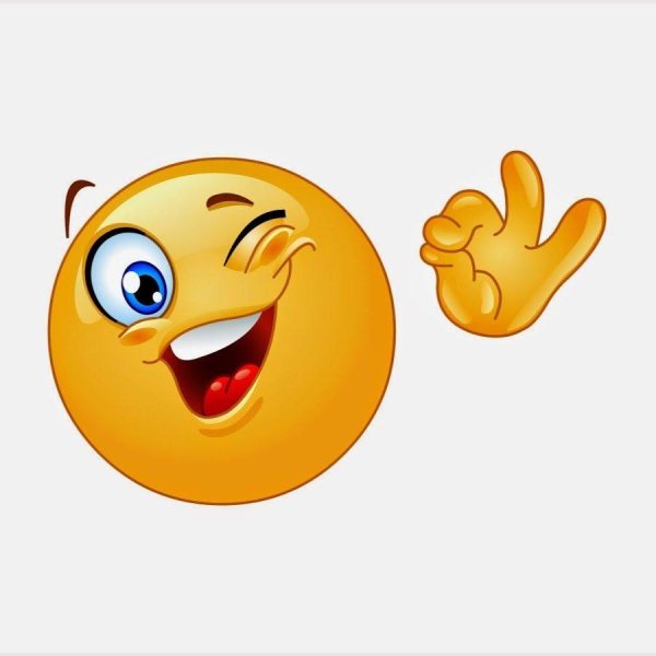 подмигивающий смайлик