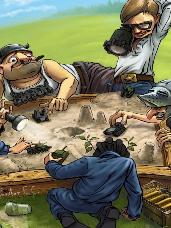 военные карикатуры