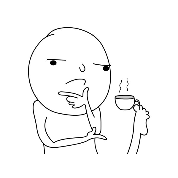 человечек задумчивый