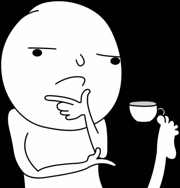 задумчивый человечек