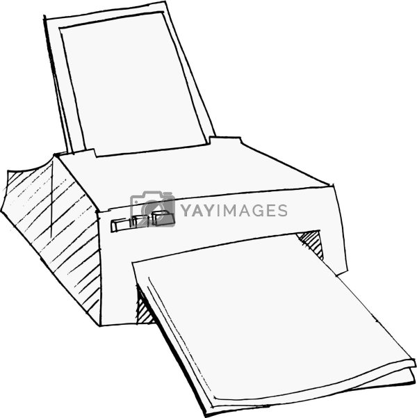 эскиз принтера