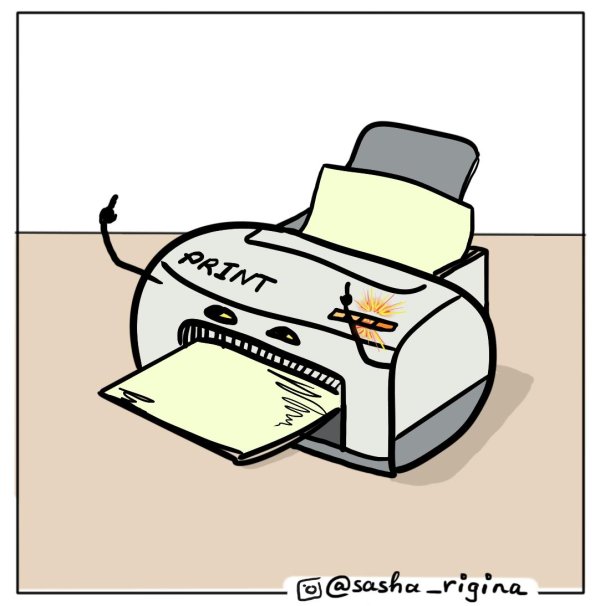 принтер мем