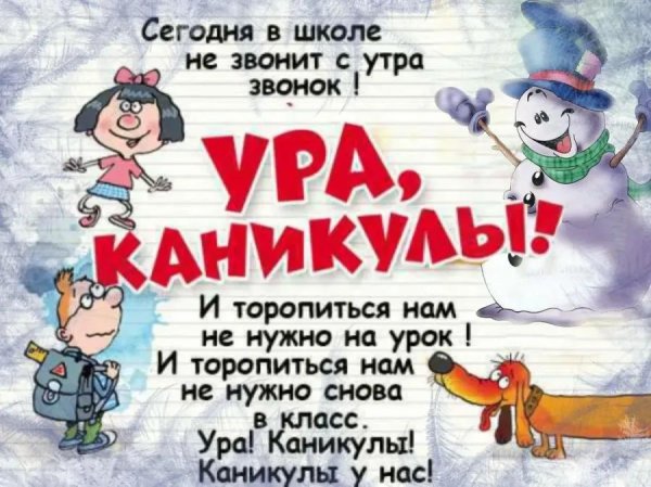 Новогодние каникулы