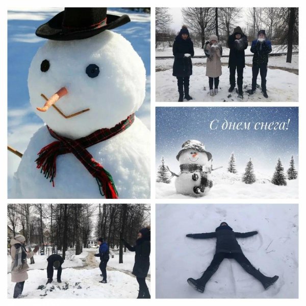 необычные снеговики