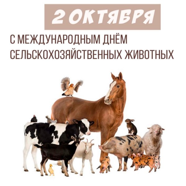 всемирный день сельскохозяйственных животных