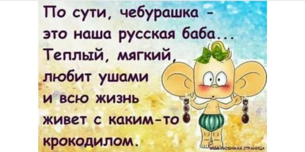 женщина как чебурашка любит ушами