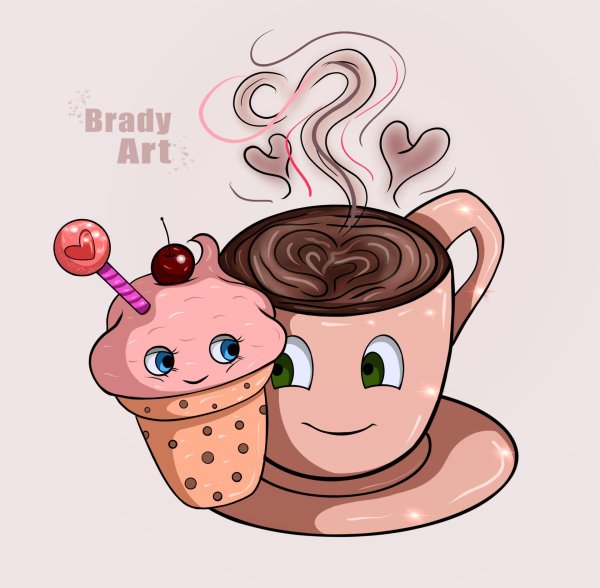 милые рисунки еда