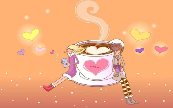 влюбленные рисунки