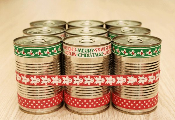 банка новогодняя