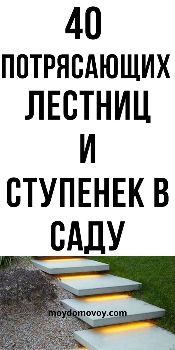 ступеньки сада