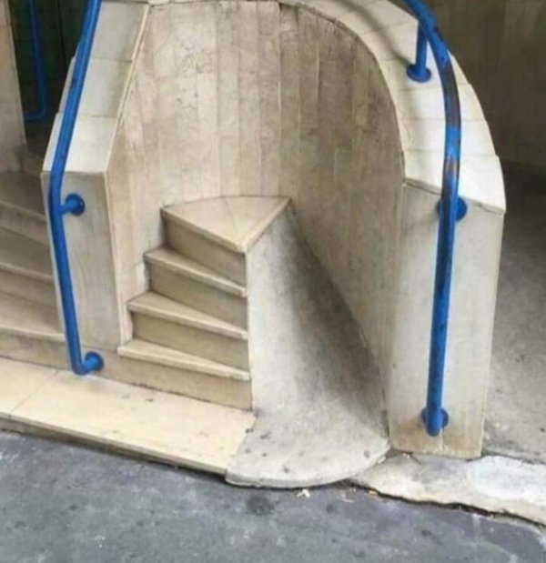 неудачные лестницы