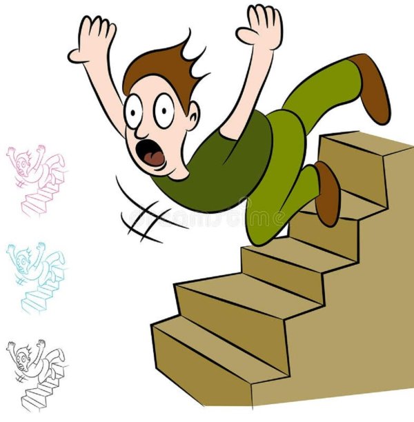 вниз по лестнице