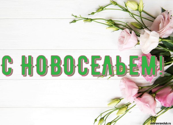 с новосельем