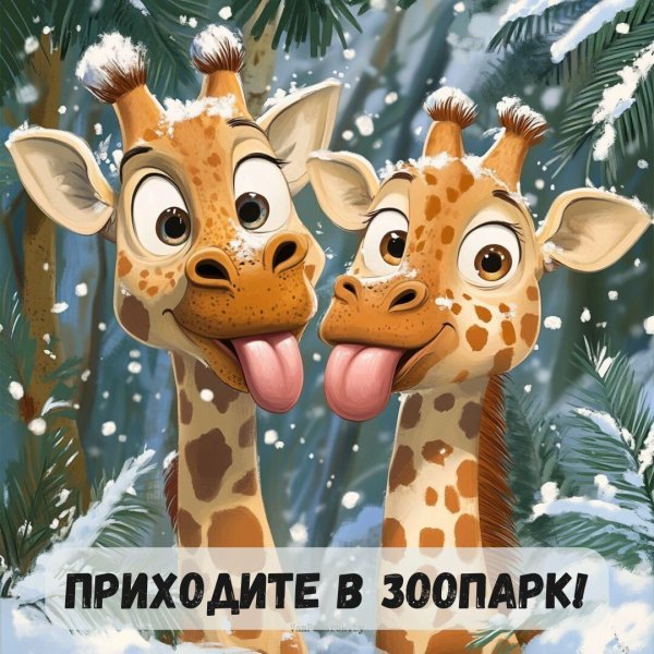 зоопарк мультяшный