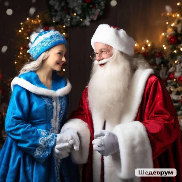 снегурочка и дед мороз